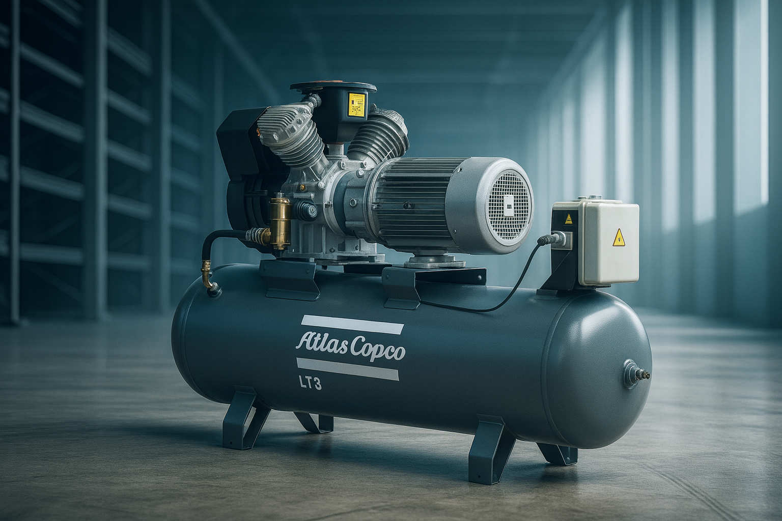 Kompresor tłokowy Atlas Copco seria LT